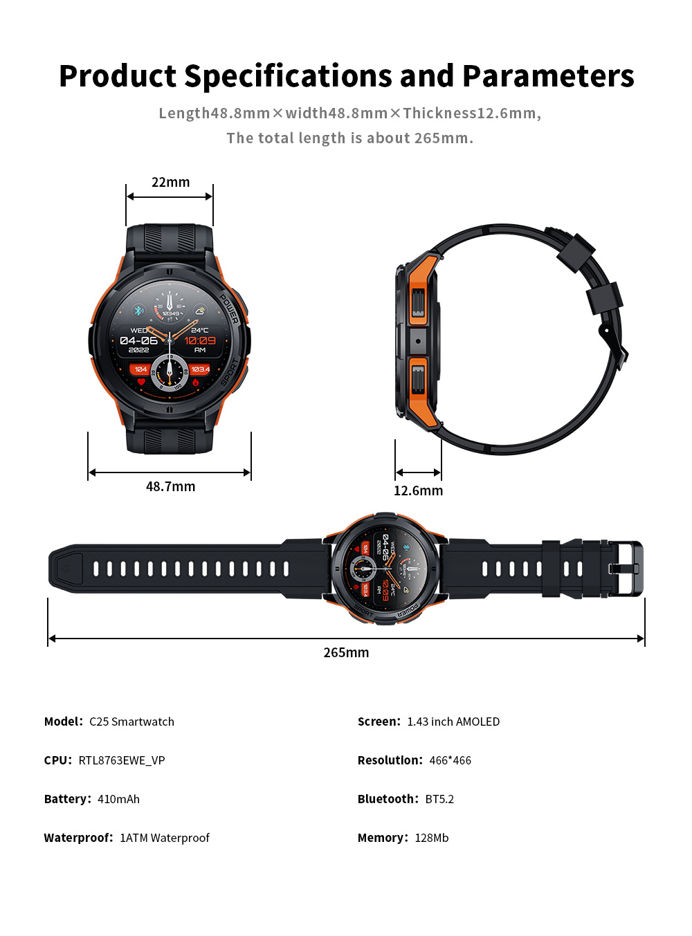 C25 Outdoor Smart Watch(图16)