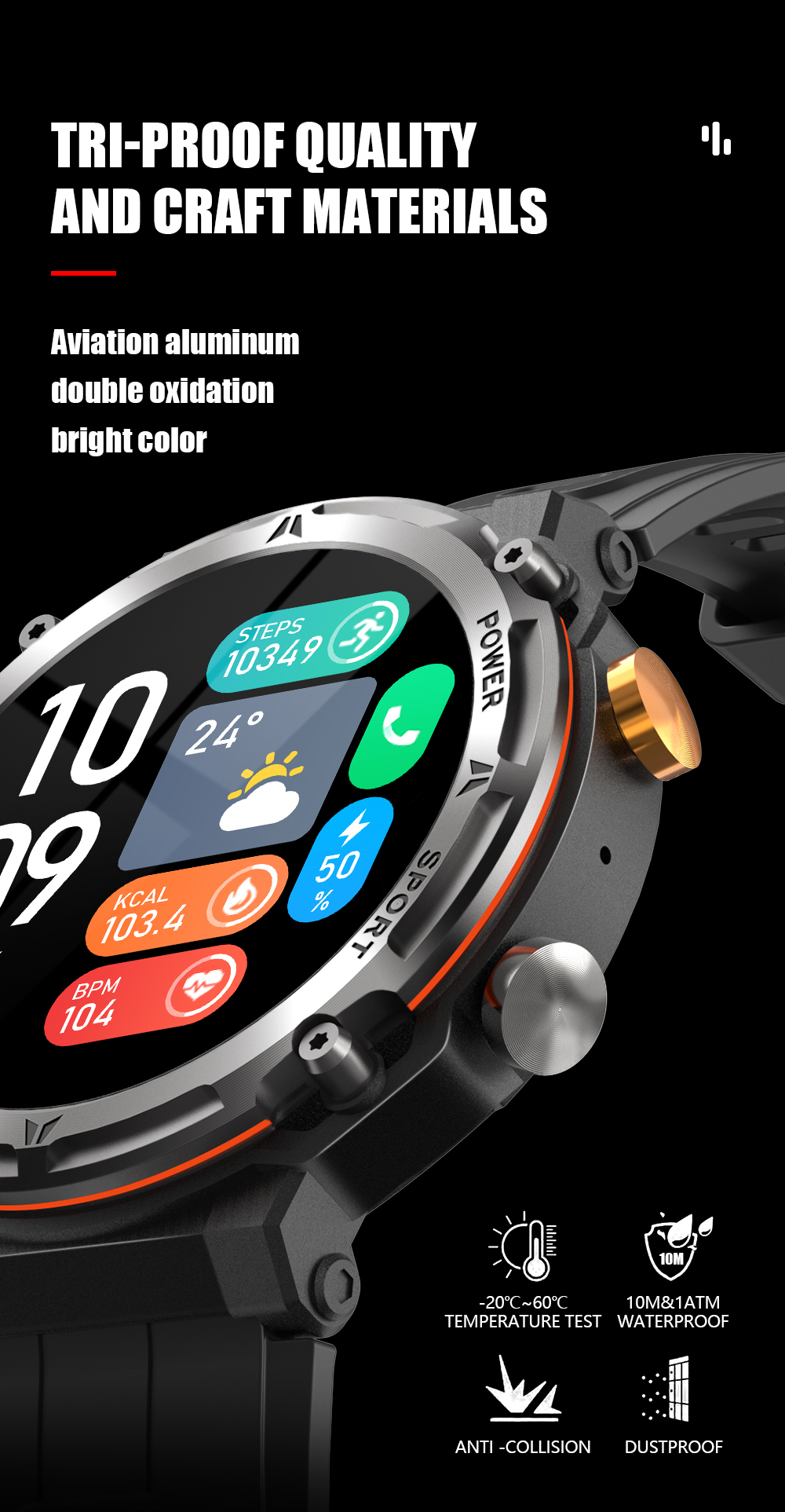 C21 Pro Outdoor Smart Watch(图6)