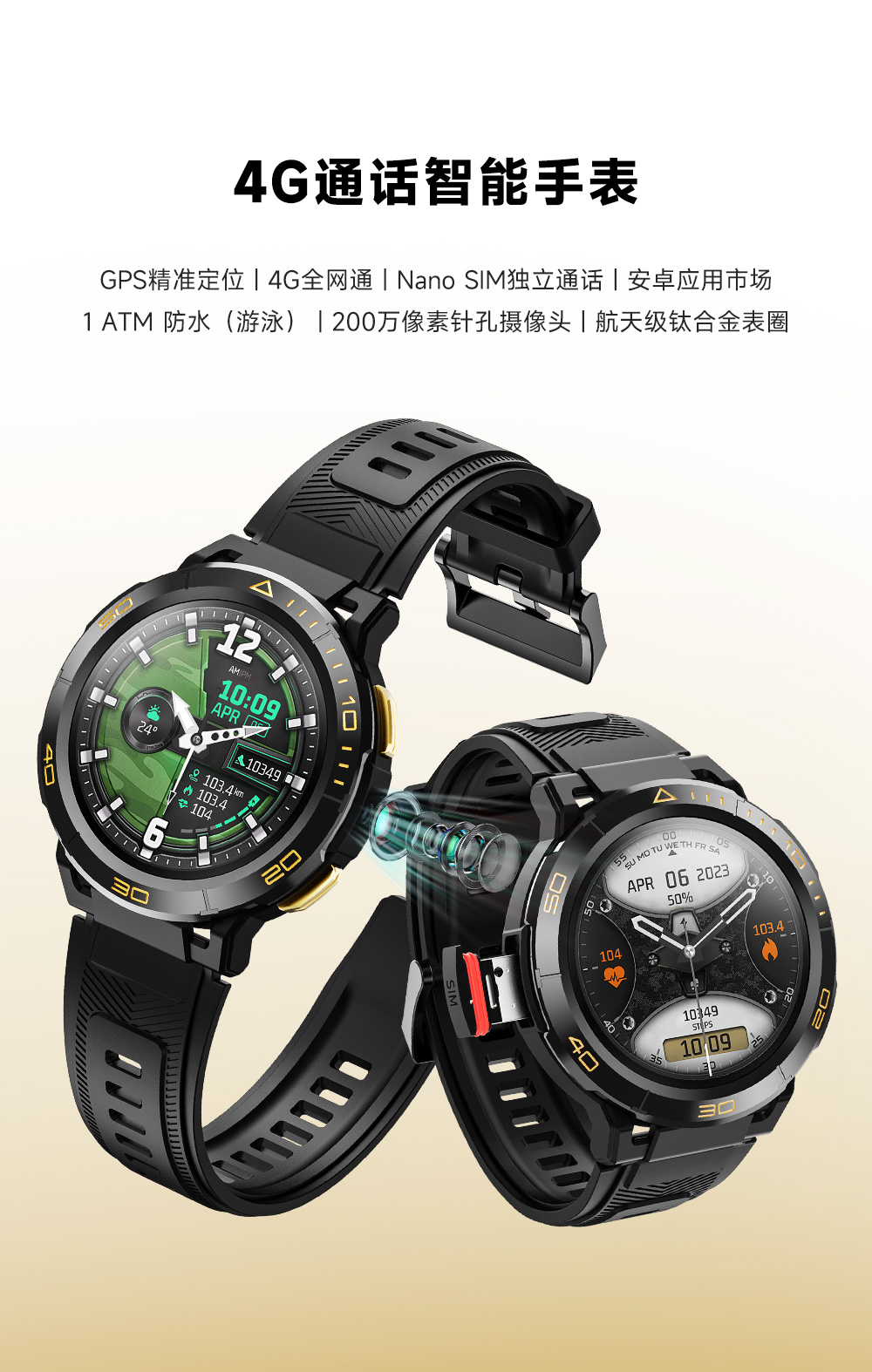 Z1 4G通话智能手表(图1)